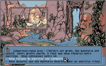 Quete de l'Oiseau du Temps, La_Disk2 screen shot game playing